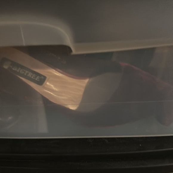 Big Tree Heels Elegant Velvet Pumps - Picture 8 of 8